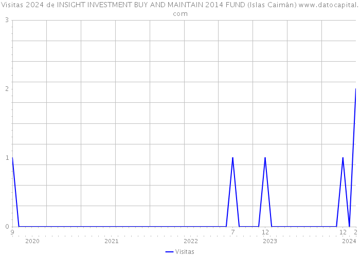 Visitas 2024 de INSIGHT INVESTMENT BUY AND MAINTAIN 2014 FUND (Islas Caimán) 