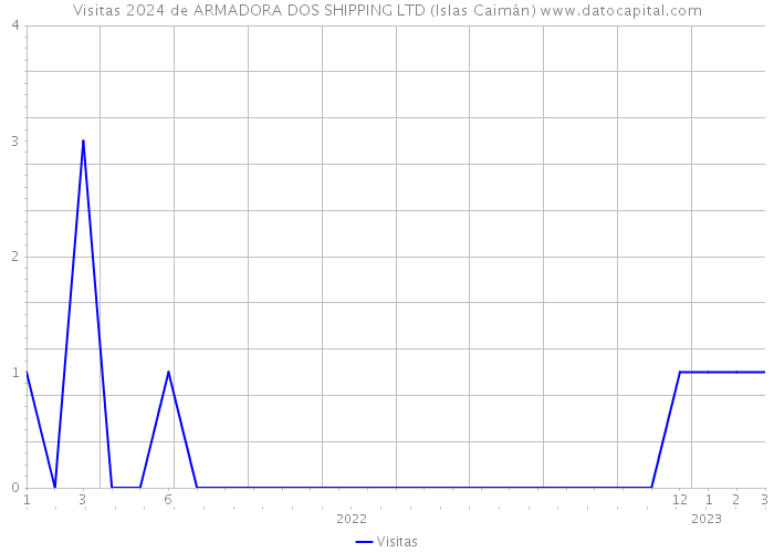 Visitas 2024 de ARMADORA DOS SHIPPING LTD (Islas Caimán) 