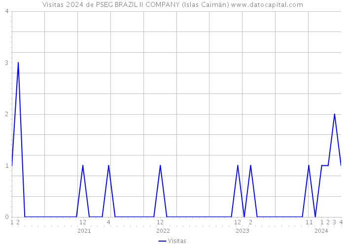 Visitas 2024 de PSEG BRAZIL II COMPANY (Islas Caimán) 
