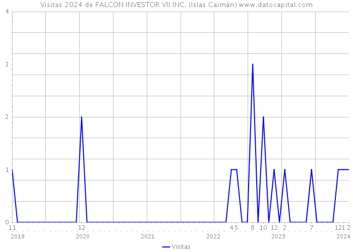 Visitas 2024 de FALCON INVESTOR VII INC. (Islas Caimán) 