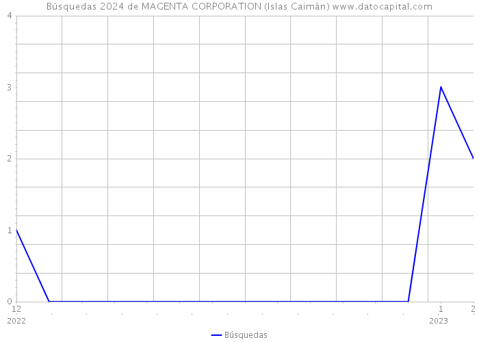 Búsquedas 2024 de MAGENTA CORPORATION (Islas Caimán) 