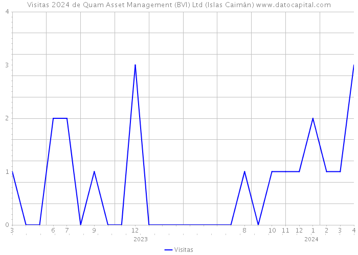 Visitas 2024 de Quam Asset Management (BVI) Ltd (Islas Caimán) 