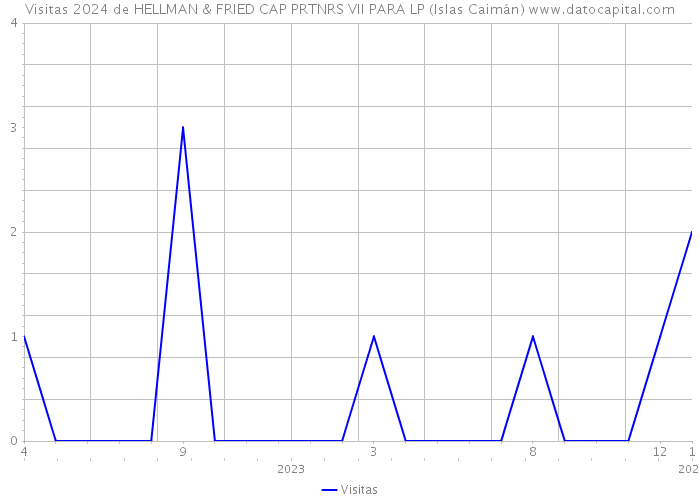 Visitas 2024 de HELLMAN & FRIED CAP PRTNRS VII PARA LP (Islas Caimán) 