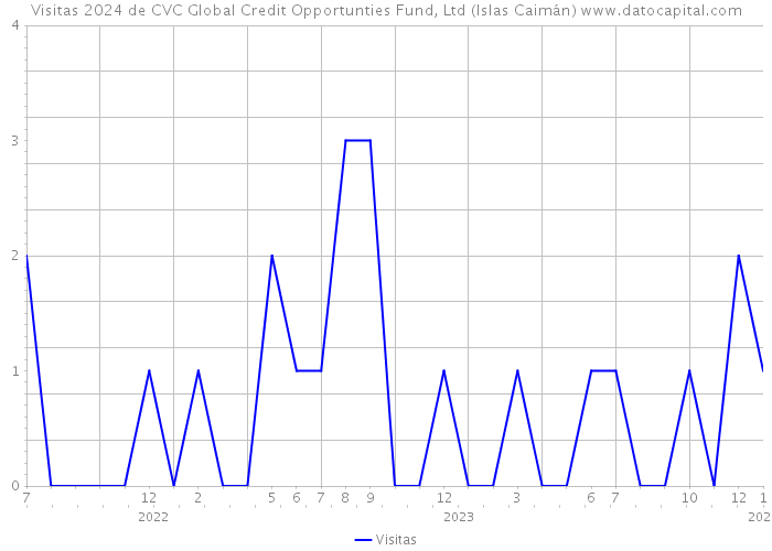 Visitas 2024 de CVC Global Credit Opportunties Fund, Ltd (Islas Caimán) 