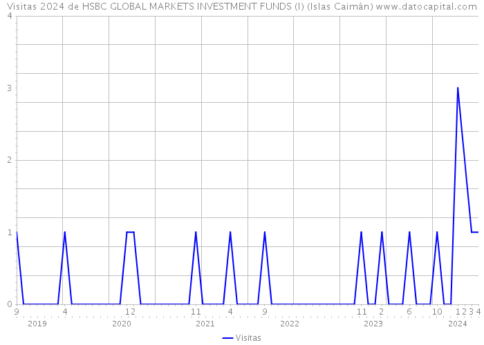Visitas 2024 de HSBC GLOBAL MARKETS INVESTMENT FUNDS (I) (Islas Caimán) 