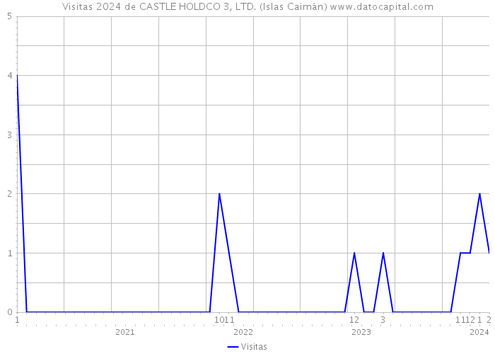 Visitas 2024 de CASTLE HOLDCO 3, LTD. (Islas Caimán) 