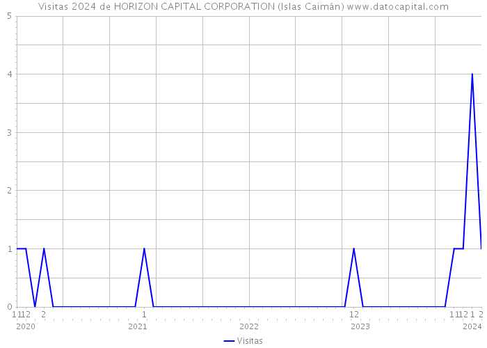 Visitas 2024 de HORIZON CAPITAL CORPORATION (Islas Caimán) 