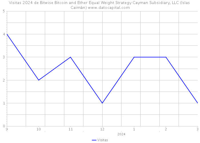 Visitas 2024 de Bitwise Bitcoin and Ether Equal Weight Strategy Cayman Subsidiary, LLC (Islas Caimán) 