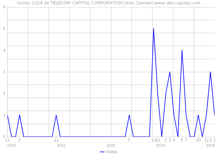 Visitas 2024 de TELECOM CAPITAL CORPORATION (Islas Caimán) 