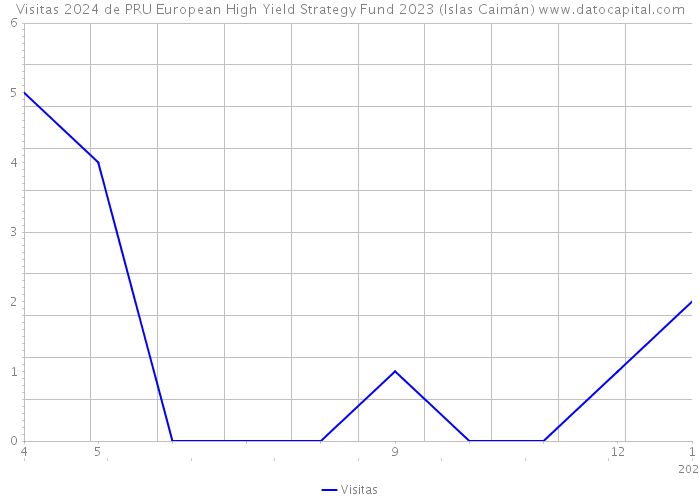 Visitas 2024 de PRU European High Yield Strategy Fund 2023 (Islas Caimán) 