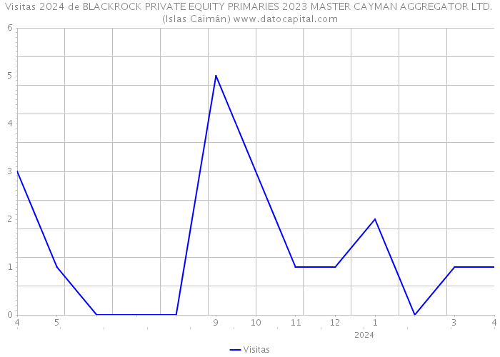 Visitas 2024 de BLACKROCK PRIVATE EQUITY PRIMARIES 2023 MASTER CAYMAN AGGREGATOR LTD. (Islas Caimán) 