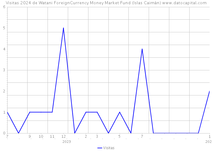 Visitas 2024 de Watani ForeignCurrency Money Market Fund (Islas Caimán) 