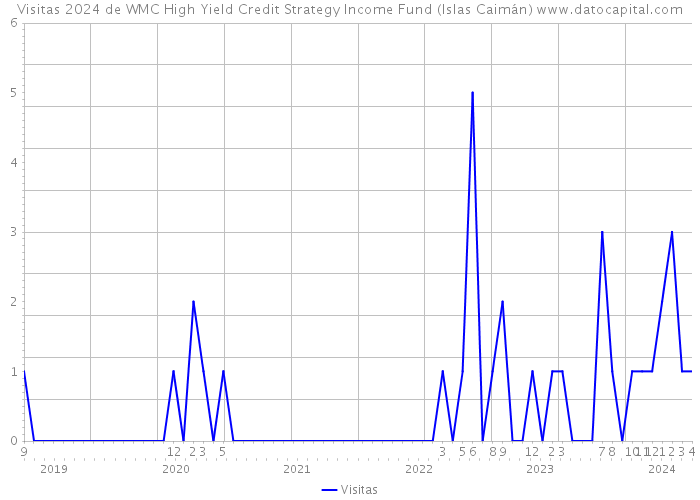 Visitas 2024 de WMC High Yield Credit Strategy Income Fund (Islas Caimán) 
