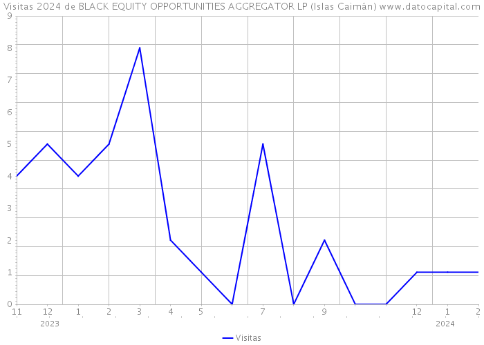 Visitas 2024 de BLACK EQUITY OPPORTUNITIES AGGREGATOR LP (Islas Caimán) 